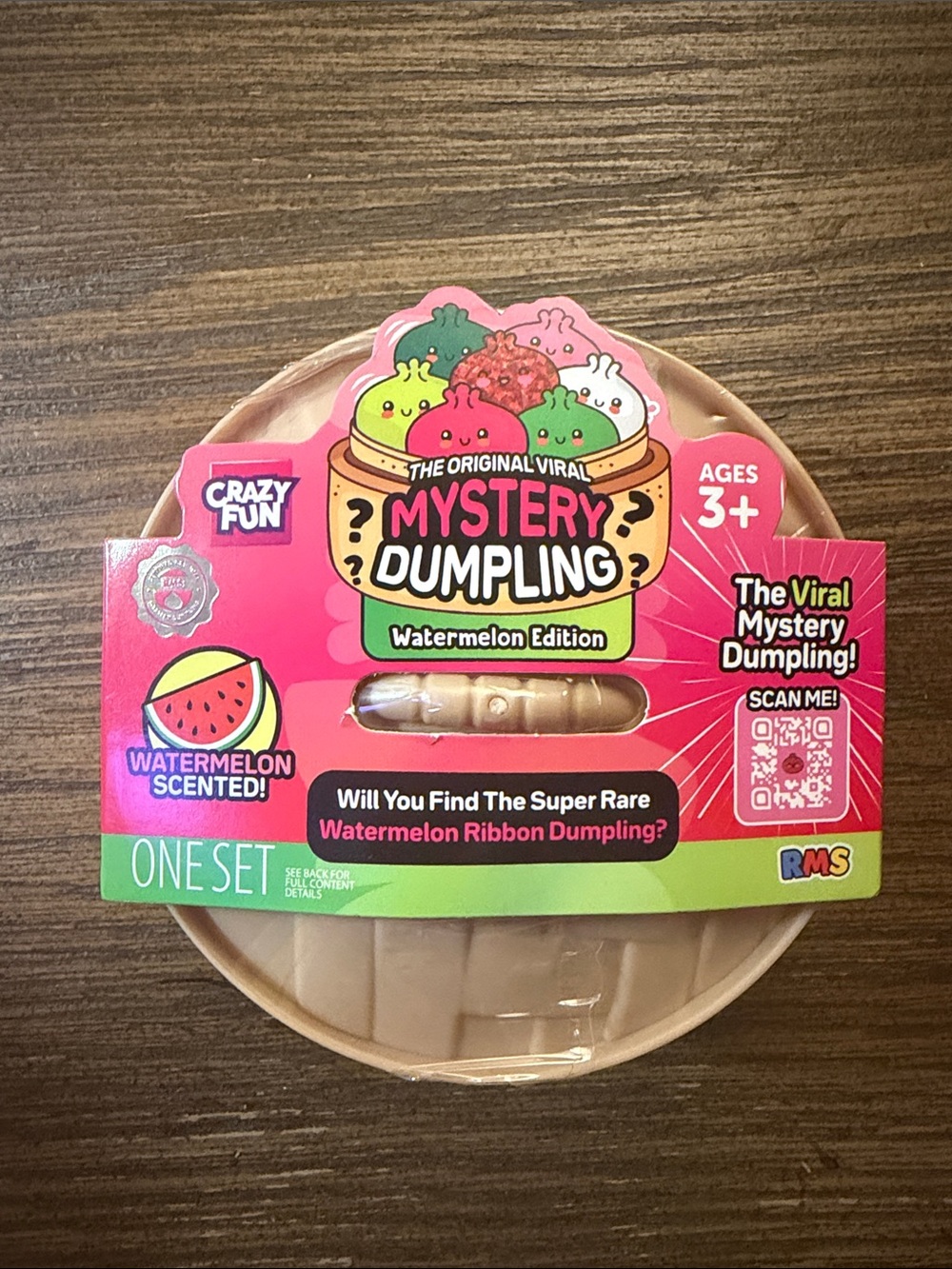 RMS Mystery Dumpling Watermelon Ribbon. Watermelon scented.